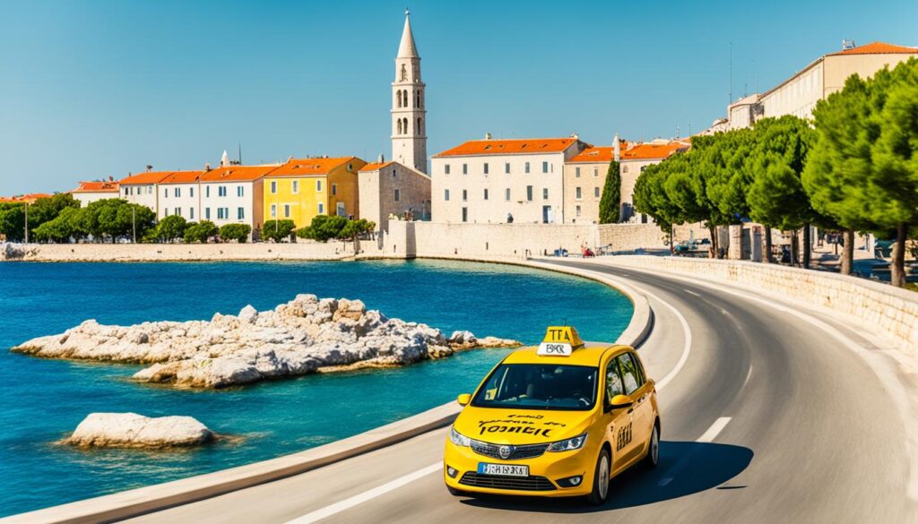 cheapest taxi in zadar